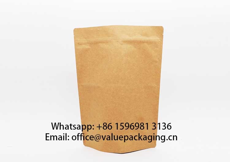 1kg coffee beans kraft paper standing bag