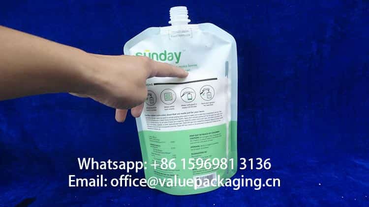 1000g-Sugar-granules-Filled-Level-into-standing-spout-pouch