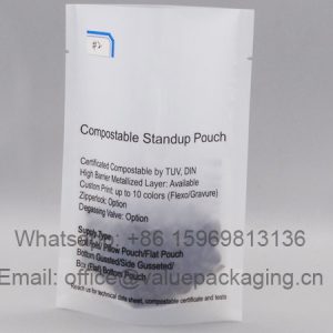 BOPLA-PLA Compostable Standup Pouch