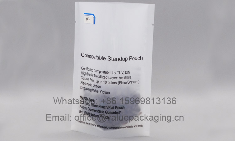 BOPLA-PLA Compostable Standup Pouch