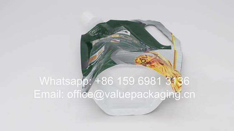 engine oil screw cap doypack