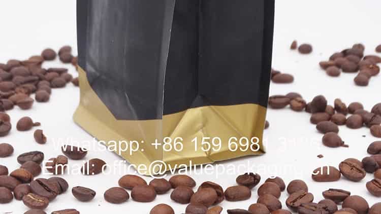packaging materials 250 g coffee bag