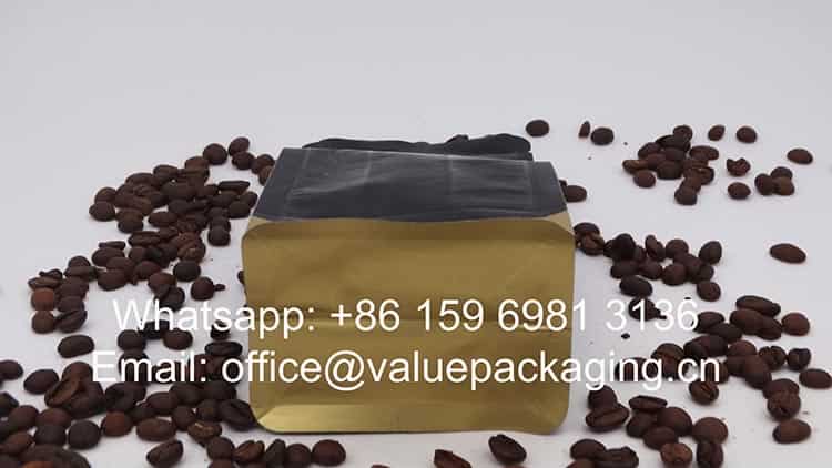 250 grams coffee beans package