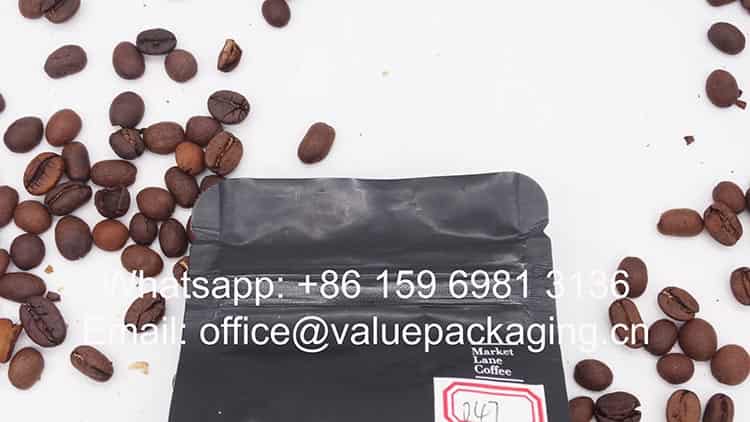 250 grams roasted beans bag