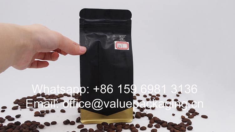 250 grams roasted beans bag