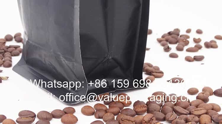 250 grams coffee zipper pouch