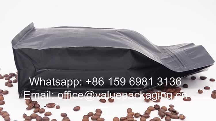 1000 grams roasted beans bag