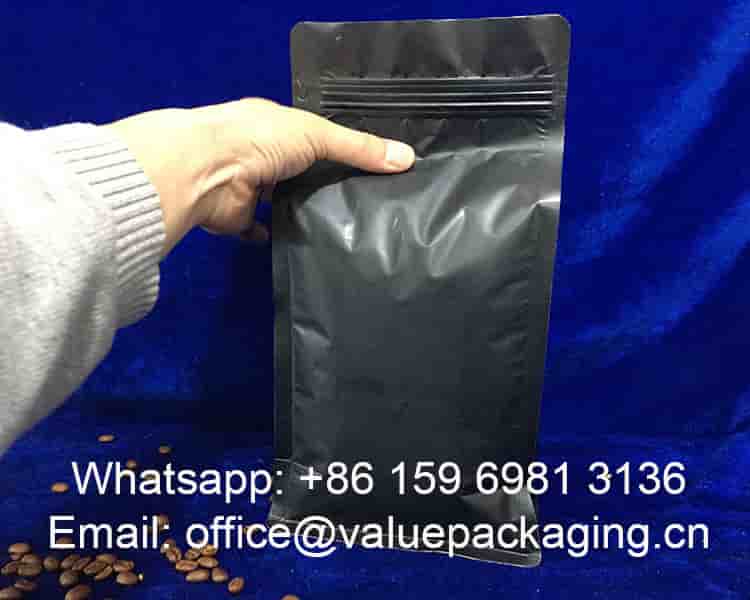 1000 grams coffee zipper pouch