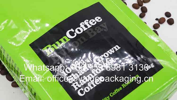 packaging materials 1000 grams coffee bag