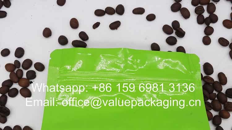 packaging materials 1000 grams coffee pouch