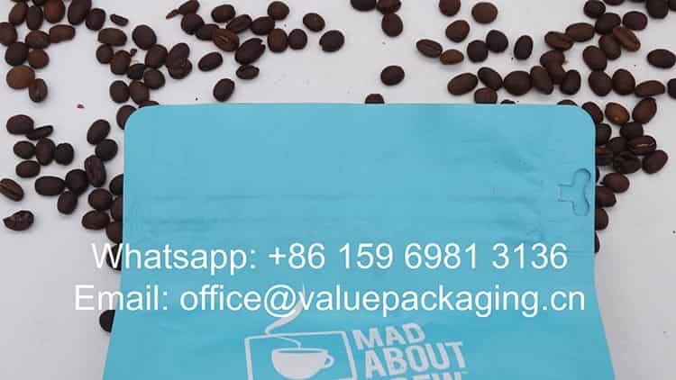 film materials 250 g coffee pouch