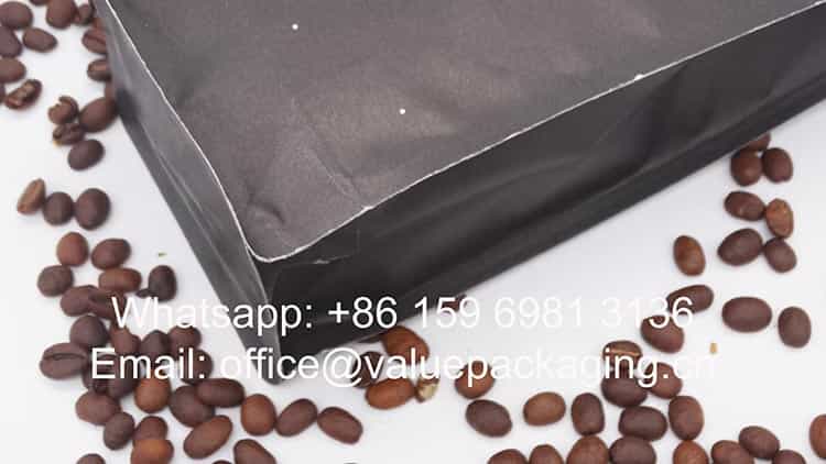 250 grams coffee beans zipper bag
