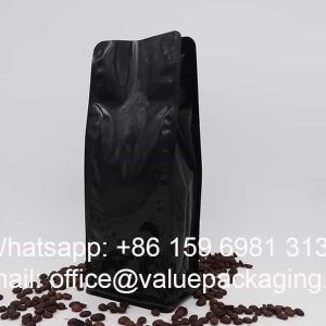 148 High glossy box bottom bag for 16oz coffee beans2-min