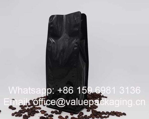 148 High glossy box bottom bag for 16oz coffee beans2-min