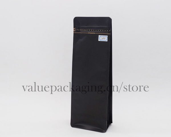 264 matte black coffee bag package-min