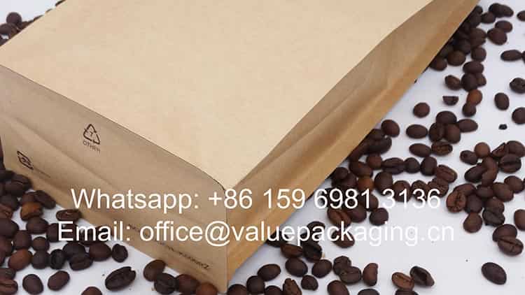 500 grams coffee beans zipper pouch