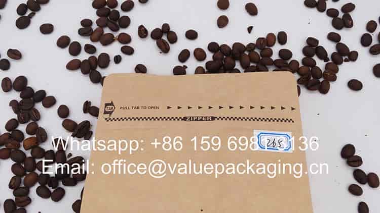 500 grams coffee beans package