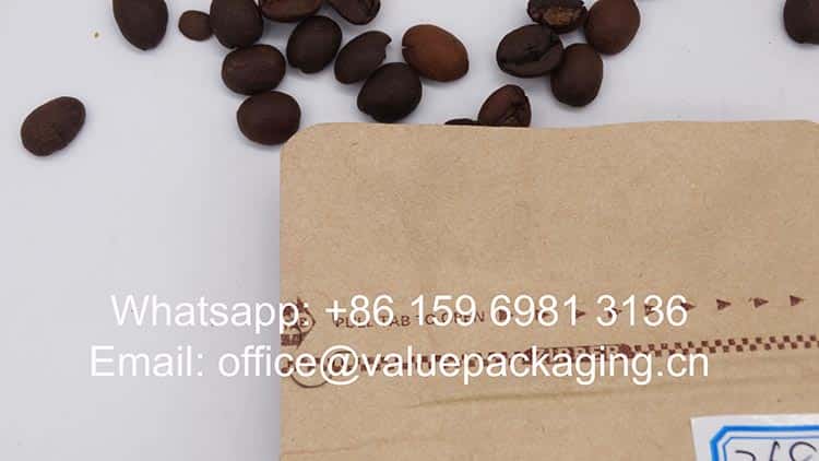 250 grams coffee beans pouch