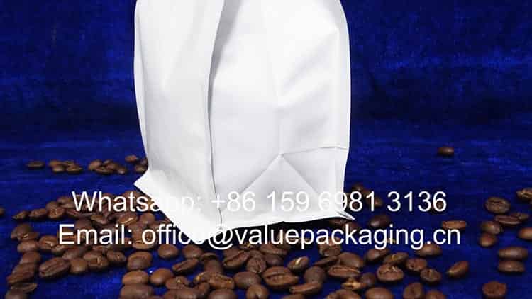 packaging materials 250 g coffee package