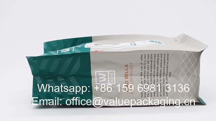 film materials 340 grams coffee pouch
