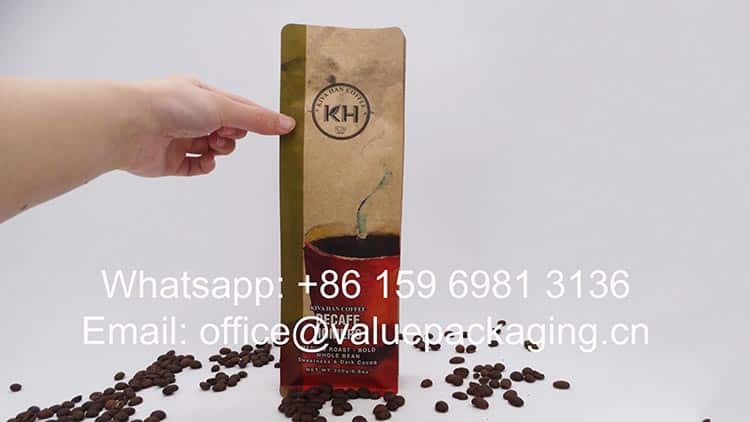 200 grams coffee beans package