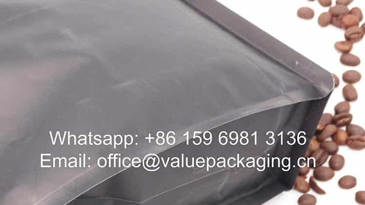 packaging materials 500 grams coffee package