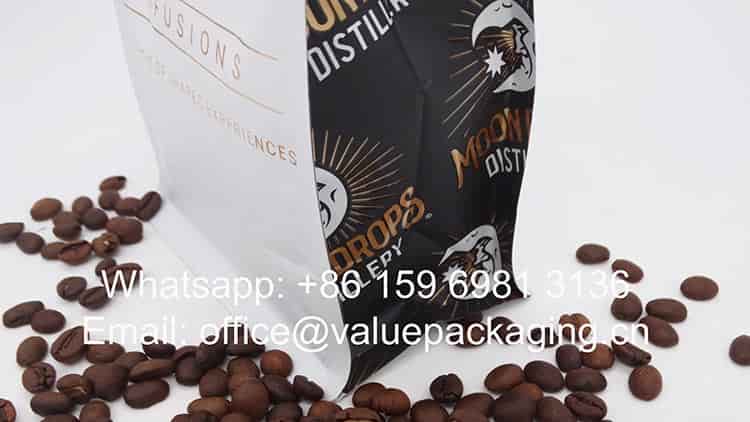 packaging materials 250 g coffee doypack