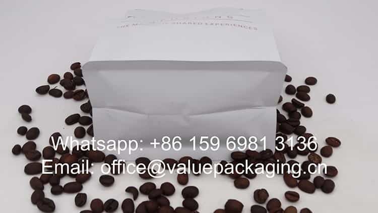 250 grams coffee beans bag