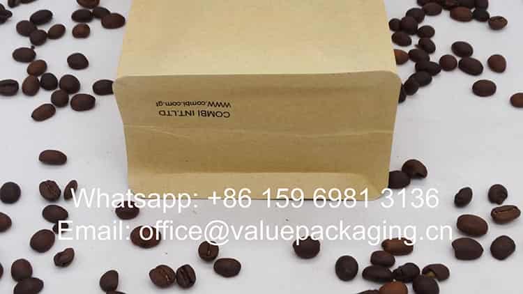 250 grams coffee beans package