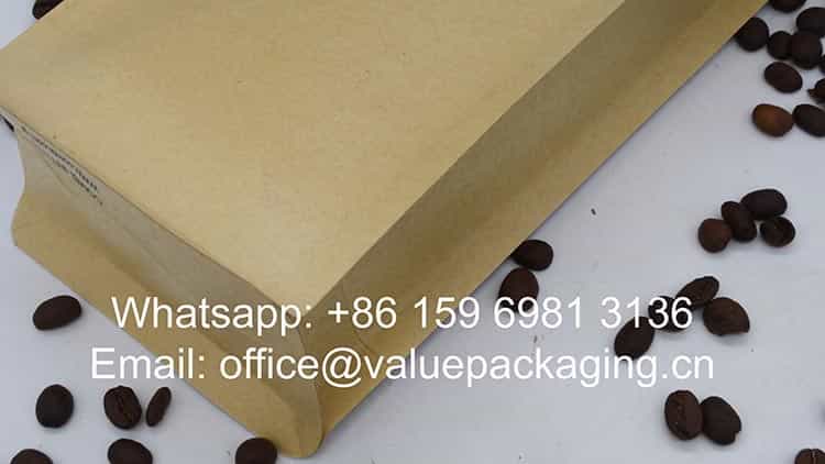 matte finish 250 g coffee doypack