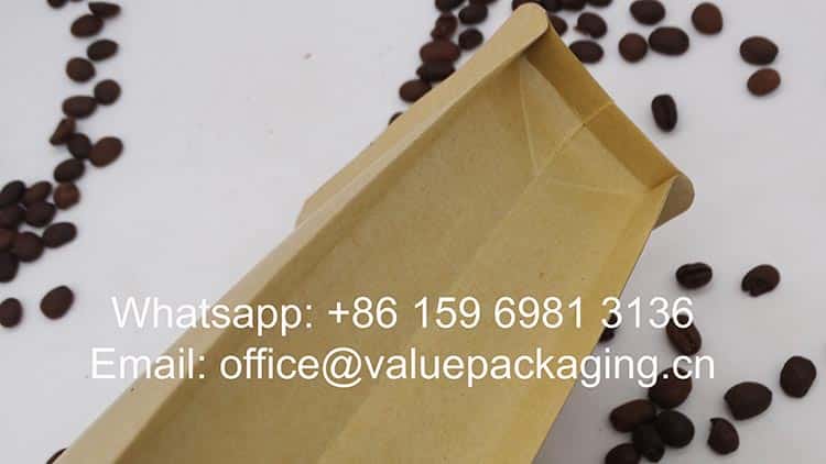 matte finish 250 g coffee package