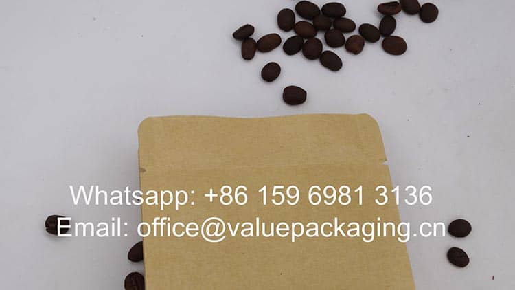 250 grams coffee beans bag