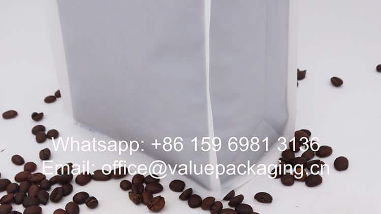 dimension 1000 grams coffee pouch