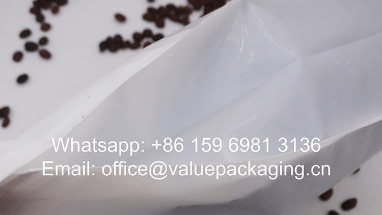 1000 grams coffee beans zipper bag