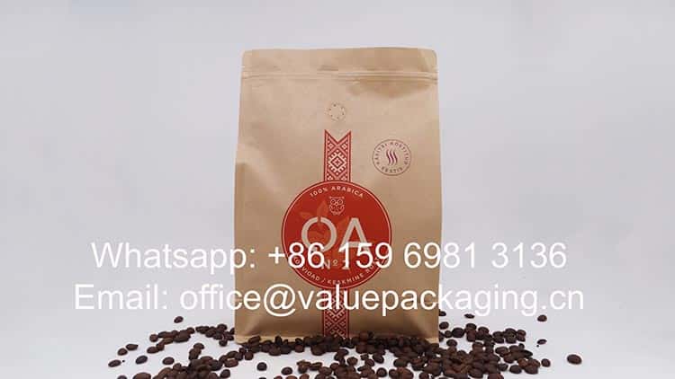 1000 grams eco friendly coffee package