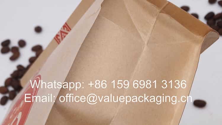 1000grams kraft paper coffee bag