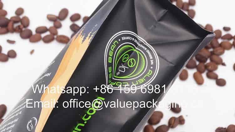 packaging materials 454 grams coffee doypack