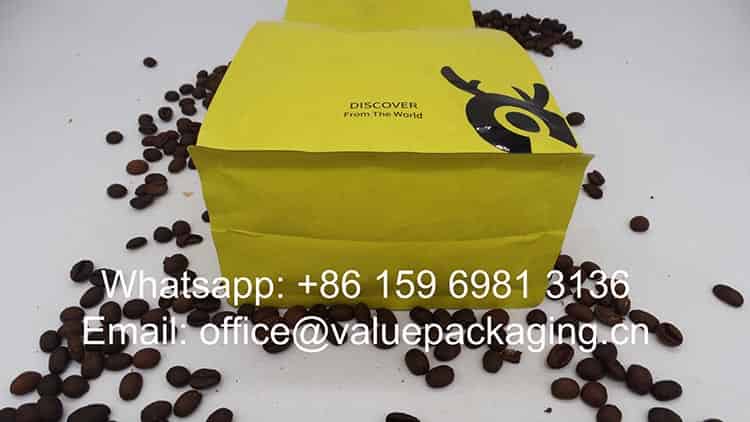 packaging materials 500 grams coffee doypack