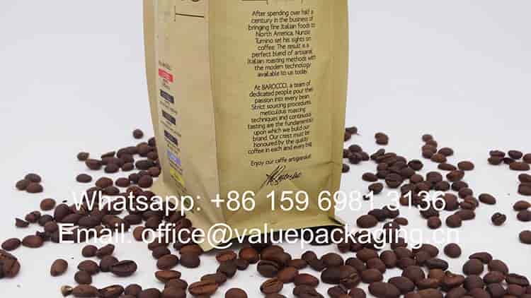 454grama sustainable roasted beans bag