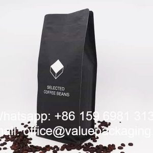 1kg Renewable Brown Kraft Paper Flat Bottom coffee pouch – Bruce Dou