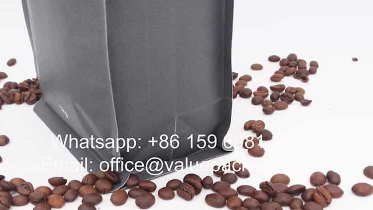 1kg eco-friendly kraft paper coffee package