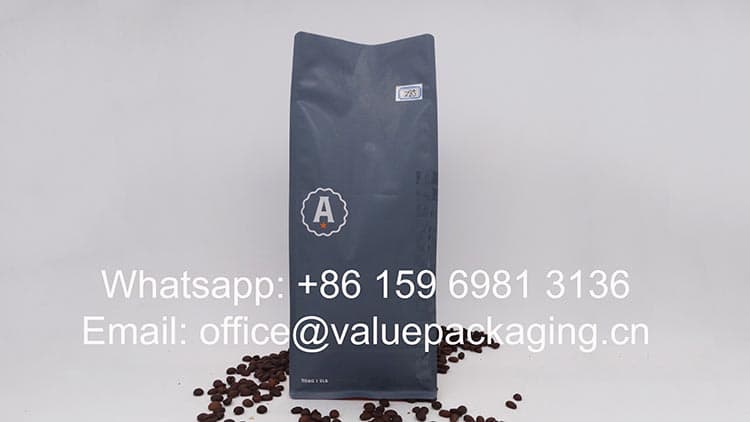 1kg biodegradable packaging materials coffee bag
