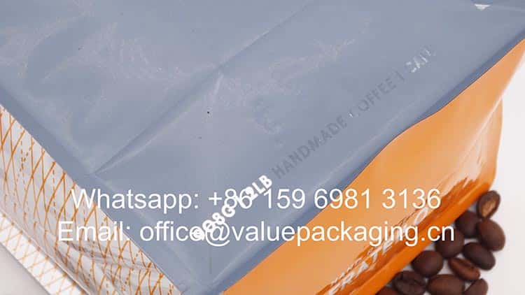 1kg biodegradable packaging materials coffee package