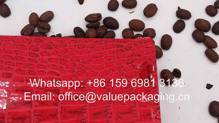 250 grams roasted beans zipper pouch