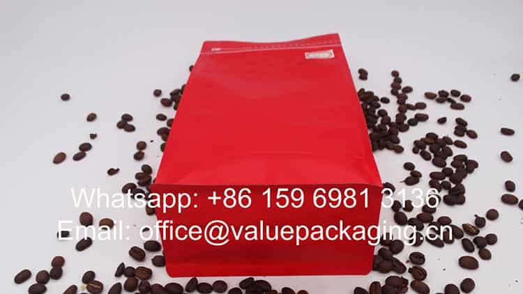 500 grams compostable coffee package