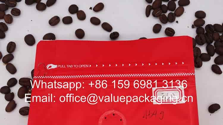 500 grams recyclable coffee bag