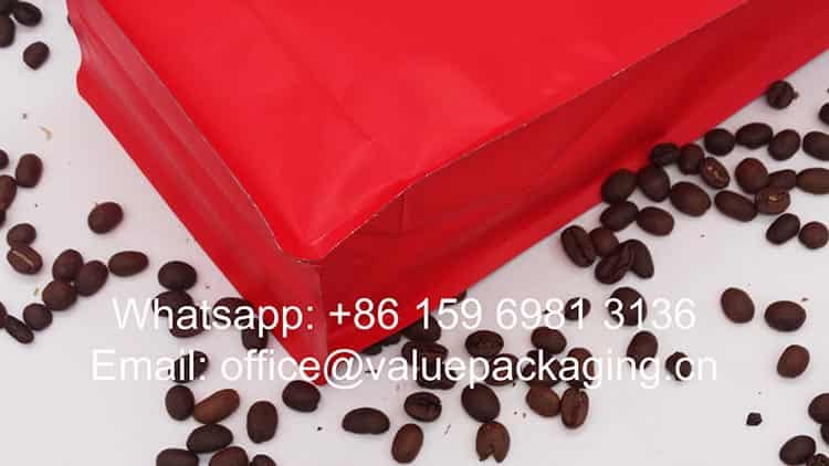 500gr compostable foil materials coffee package