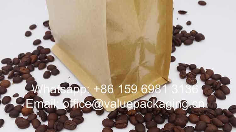 340gr compostable roasted beans package