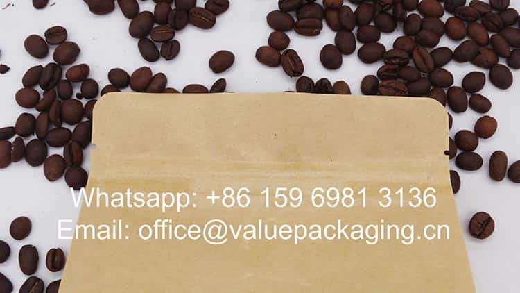 340gr compostable roasted beans pack