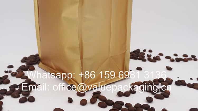 1kg sustainable foil materials coffee package